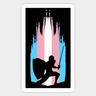 Transgender Pride Fighter Magnet